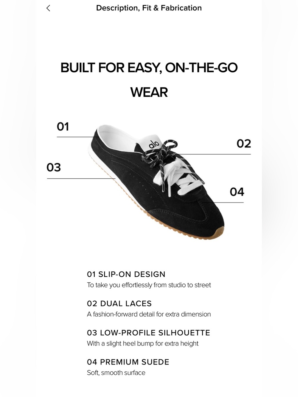 ⚡️🆕🤎ALO Yoga Sunset Sneaker Mule in Gravel size 6.5W - Picture 7 of 16